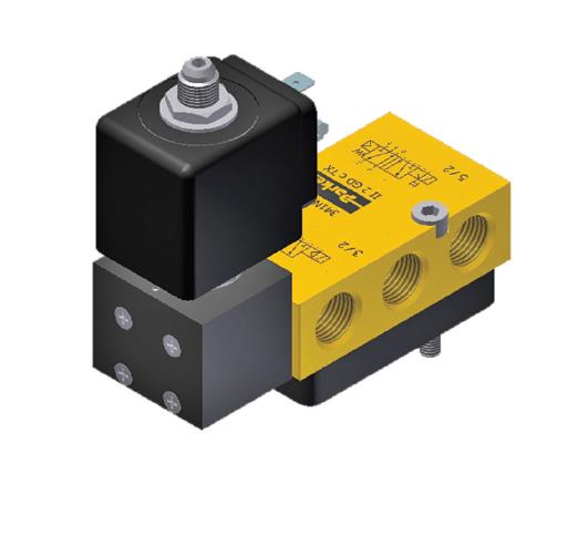 3/2-5/2 VALVE FOR AIR | 1/4" BSP | NC