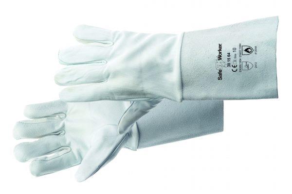 TIG WELDING GLOVES BEEF SPLIT WITH CAP 15CM CE CAT. 2