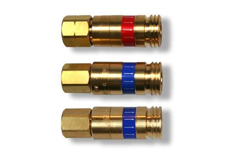 QUICK COUPLING OXYGEN 1/4 R ISO 7289