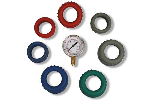 PRESSURE GAUGE PROTECTION CAP BLUE Ø50