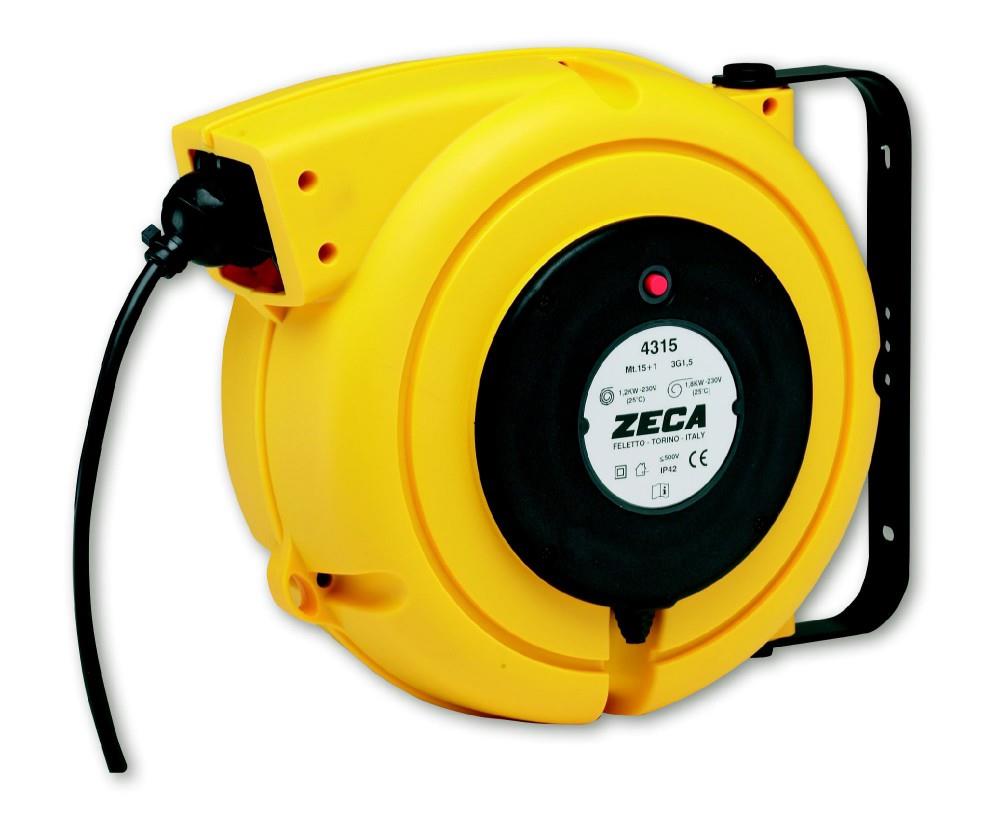 ZECA POWER CABLE REEL MOD. 4315 3X1,5MM2 230VAC (14+1MTR)