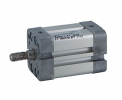 ISO compact double acting cylinder, 50mm diameter, 80mm stroke