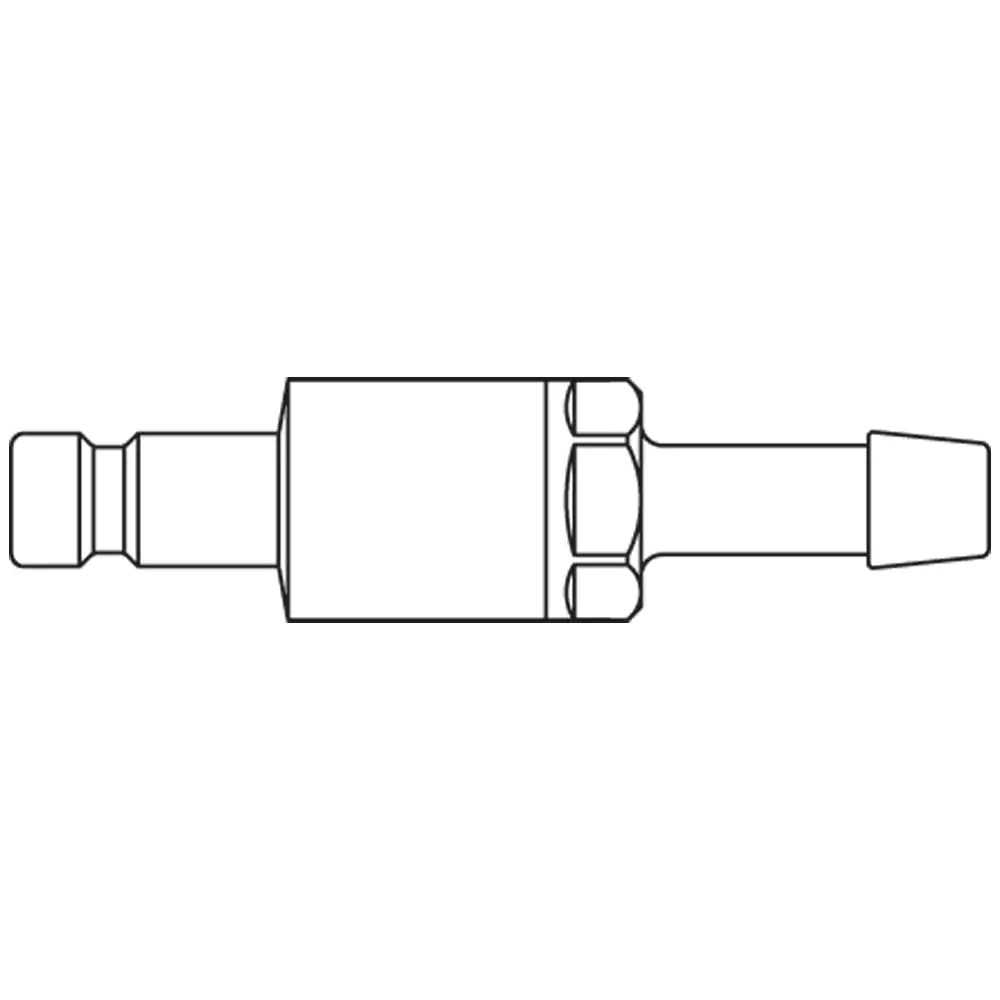 SERIES: 20 INSERT NIPPLE WITH PILLAR + AFSL. Ø4MM (LEG NO. 9285 20 04)
