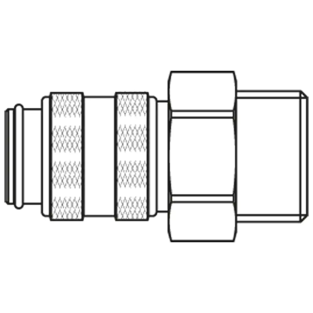 SERIES: 21 QUICK CONNECT 1/4" MALE THREAD