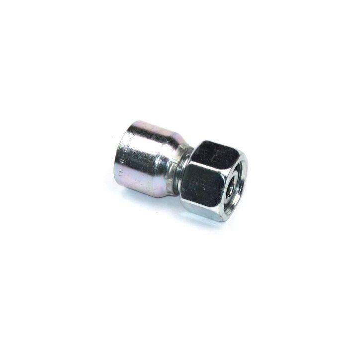 PRESS FITTING STRAIGHT WITH SWIVEL DKOL DN08