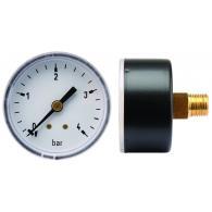 PRESSURE GAUGE 106004 BRASS 50MM 0-1 BAR A.A. G1/4 CLASS 2.5