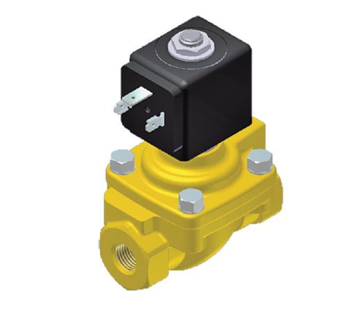 2/2 SOLENOID VALVE FOR FLUID. AND AIR, LARGE FLOW AND HIGH PRESSURE | 1/2" BSP | NC