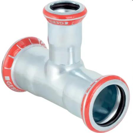 Mapress Carbon Steel Reducing T-Fitting 22-15-22
