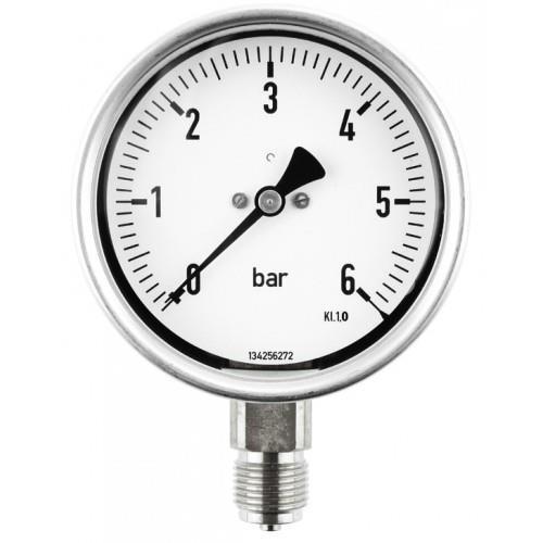 PRESSURE GAUGE 107021 STAINLESS STEEL 63MM 0-60 PSI O.A NPT1/4"