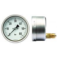 PRESSURE GAUGE 107014 BRASS 100MM 0-16 BAR A.A. G1/2" CLASS 1.0