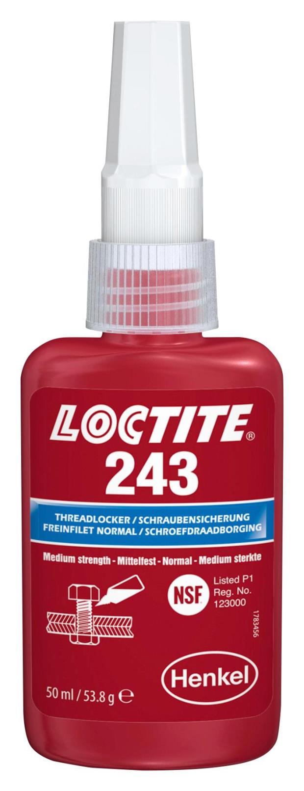 LOCTITE 243 THREADLOCKER 50ML MEDIUM STRENGTH