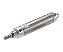 Roundline double acting cylinder, 20mm diameter, 50mm stroke
