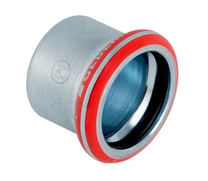 Mapress carbon steel end cap, 54 mm