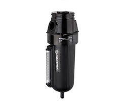 Olympian Plus high flow oil removal filter, without yoke, automatic drain, 0,01µm filter element