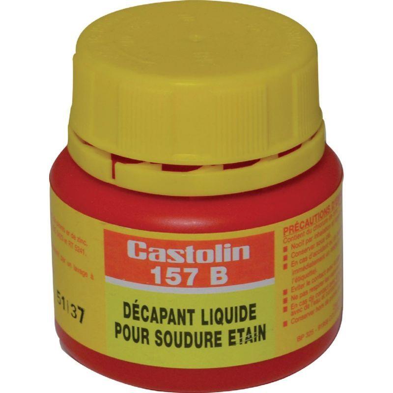 CASTOLIN SOFT SOLDER FLUX 157 TIN/SILVER COPPER METALS