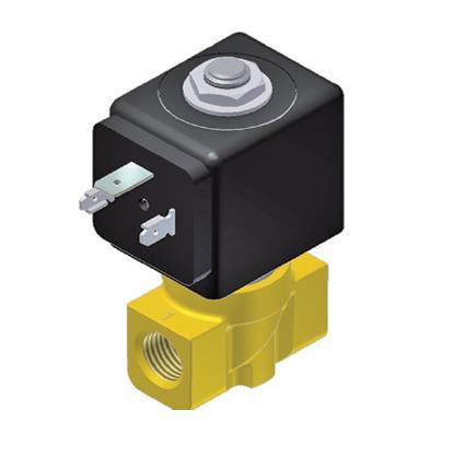 2/2 SOLENOID VALVE FOR LIQUIDS AND AIR | 1/4" BSP | NC