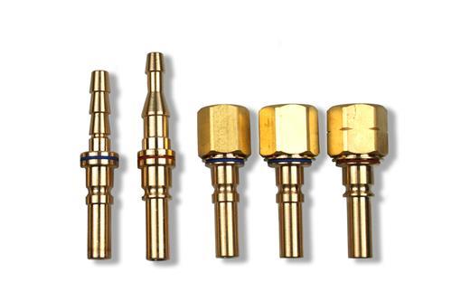 PUSH-IN NIPPLE OXYGEN - SWIVEL 1/4 R