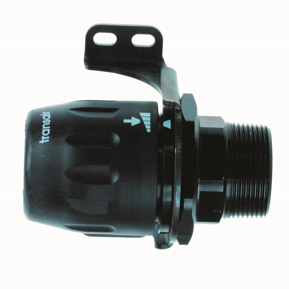 STRAIGHT COUPLING D40-1''1/2 BSP CONICAL WITH BACK PLATE | 6615 40 49