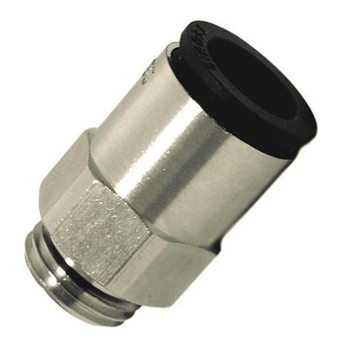 SCREW-IN COUPLING BSP CYL AND METR - DIAM D : 6MM - C : G1/4 | 3101 06 13
