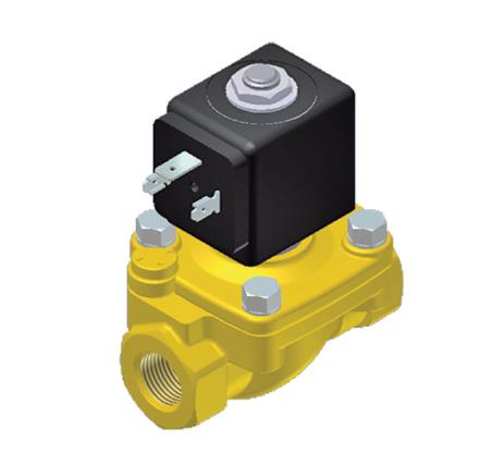 2/2 SOLENOID VALVE FOR LIQUIDS AND AIR | 1/2" BSP | NC