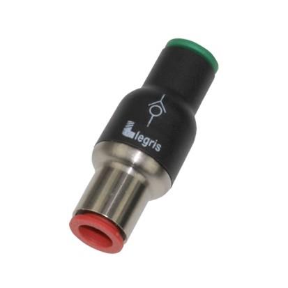 STRAIGHT HEAD WITH FIXING HOLE - DIAM D : 6MM - VOLUME FLOW : 670NL | 7996 06 00