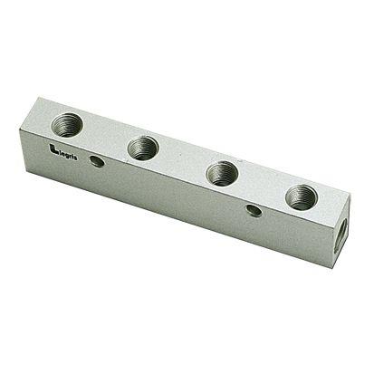 MANIFOLD ALUM BSP INW CYL /METR - C1 : G1/4 - C2 : G1/8 | 3311 10 13 03