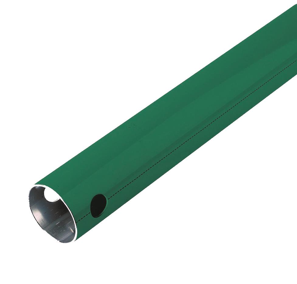 BUIS ALUM. GREEN 63X59 WITHOUT BORE L=6 METERS | 1006A63 02