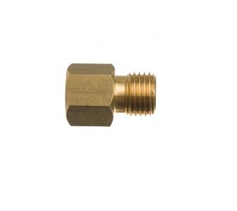 ADAPTER NIPPLE M12X1 INW. X 1/4" R OUTWARD.
