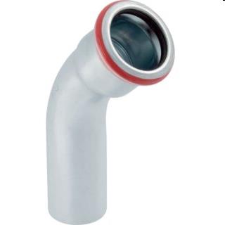 Mapress carbon steel 45° elbow with 22 mm spigot and socket