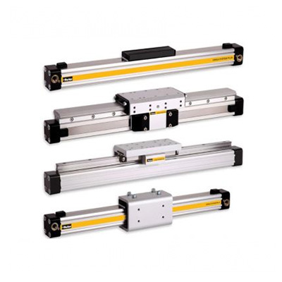 Piston rodless cylinders
