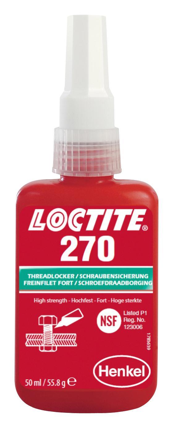 LOCTITE 270-50ML THREADLOCKER HIGH STRENGTH