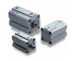 Compact single acting cylinder, 20mm diameter, 15mm stroke