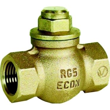 FIG. 500 TE BRONZE CHECK VALVE 3/4 PTFE AFD.