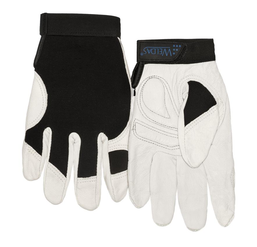 WORK GLOVES SMOOTH GOATSKIN LEATHER SIZE - L