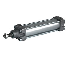 ISO tie rod double acting cylinder, 200mm diameter, 200mm stroke