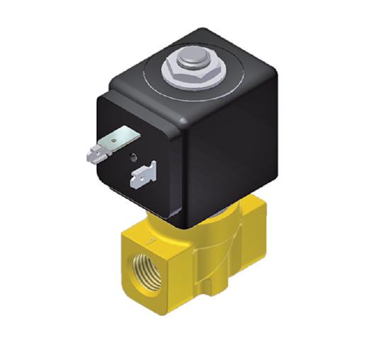 2/2 SOLENOID VALVE FOR LIQUIDS AND AIR | 1/4" BSP | NO