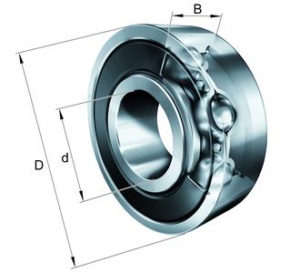 BALL BEARING 6201-C-2HRS