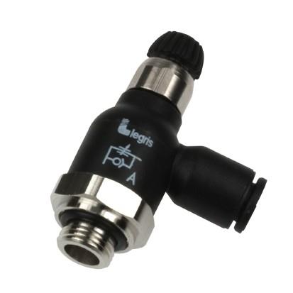 SPEED CONTROL COMPACT EXHAUST BSP CYL - DIAM D : 8MM - C : G1/8 | 7060 08 10
