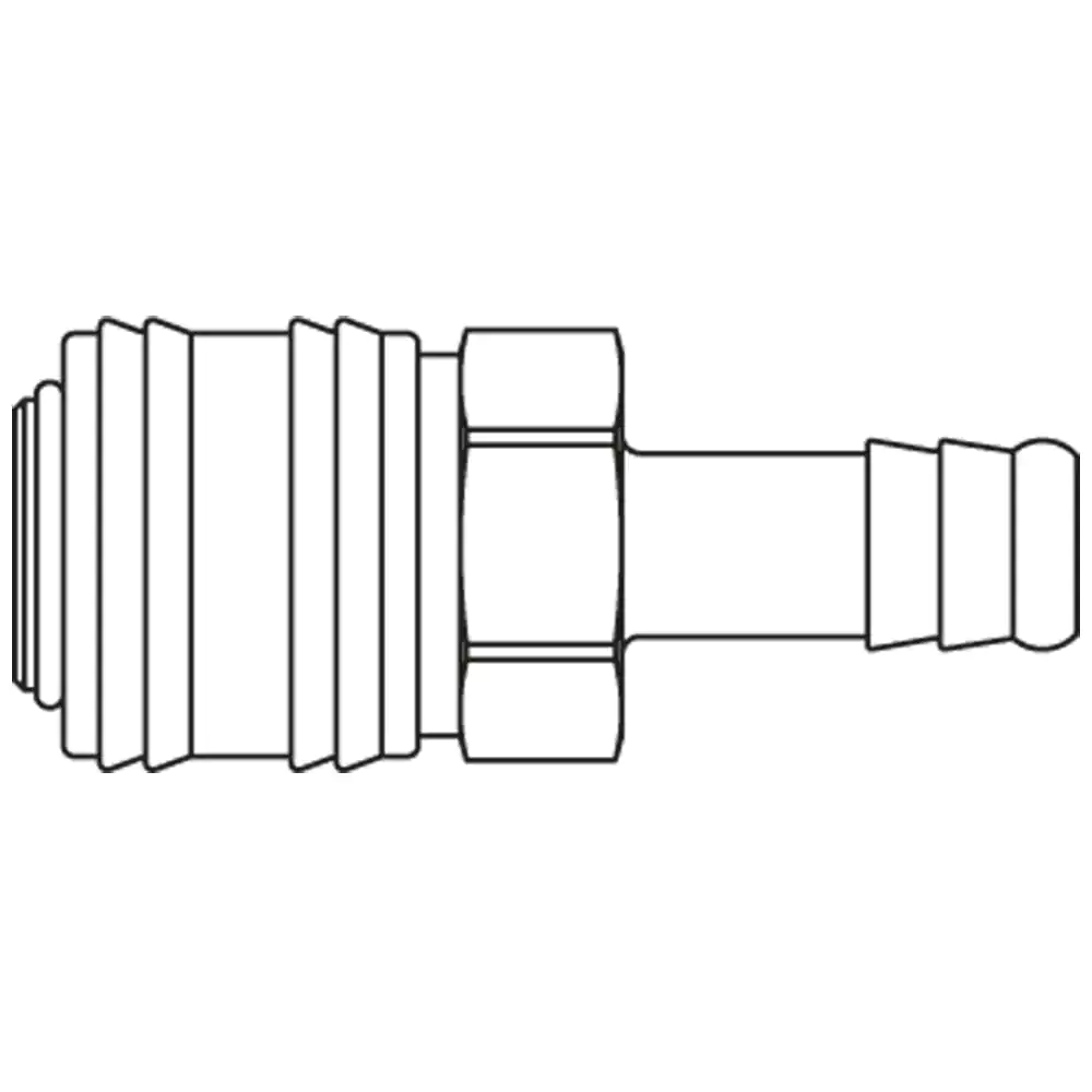 SERIES:26 QUICK COUPLING WITH PILLAR 13MM