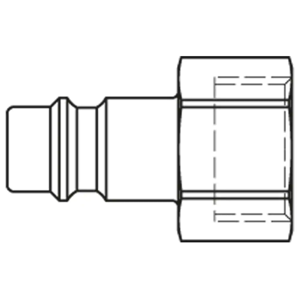 SERIES:26 NIPPLE 1/4" FEMALE THREAD