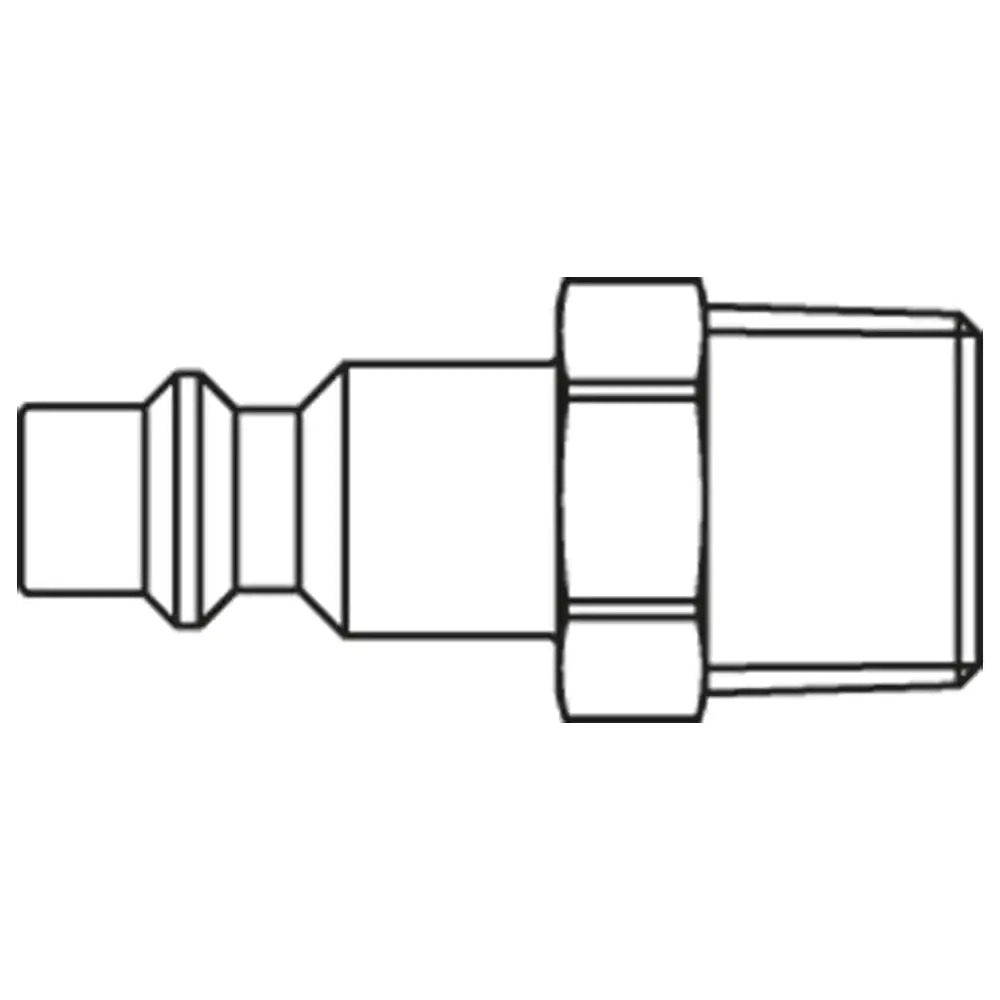 SERIES:23 PLUG-IN NIPPLE 3/8 MALE THREAD (LAYGRIS NO. 9087 23 17)