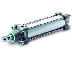 ISOLine Tie rod cylinder, 125mm cylinder diameter, 50mm stroke length, ISO15552