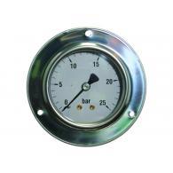 PRESSURE GAUGE 106006 BRASS 63MM 0-10 BAR A.A. G1/4 CLASS 2.5