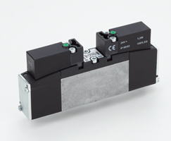 VS18 mini ISO valve 2x 2/2 SOL/Spring